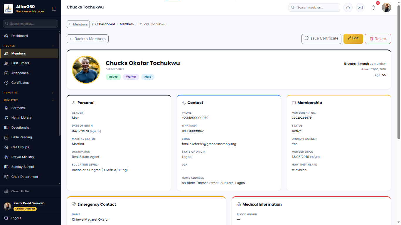 Member Profile