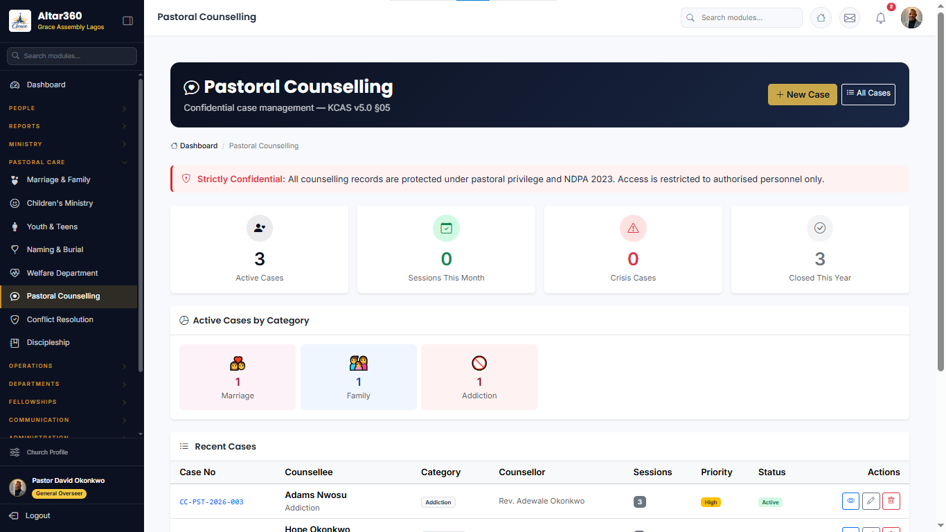 Counselling.